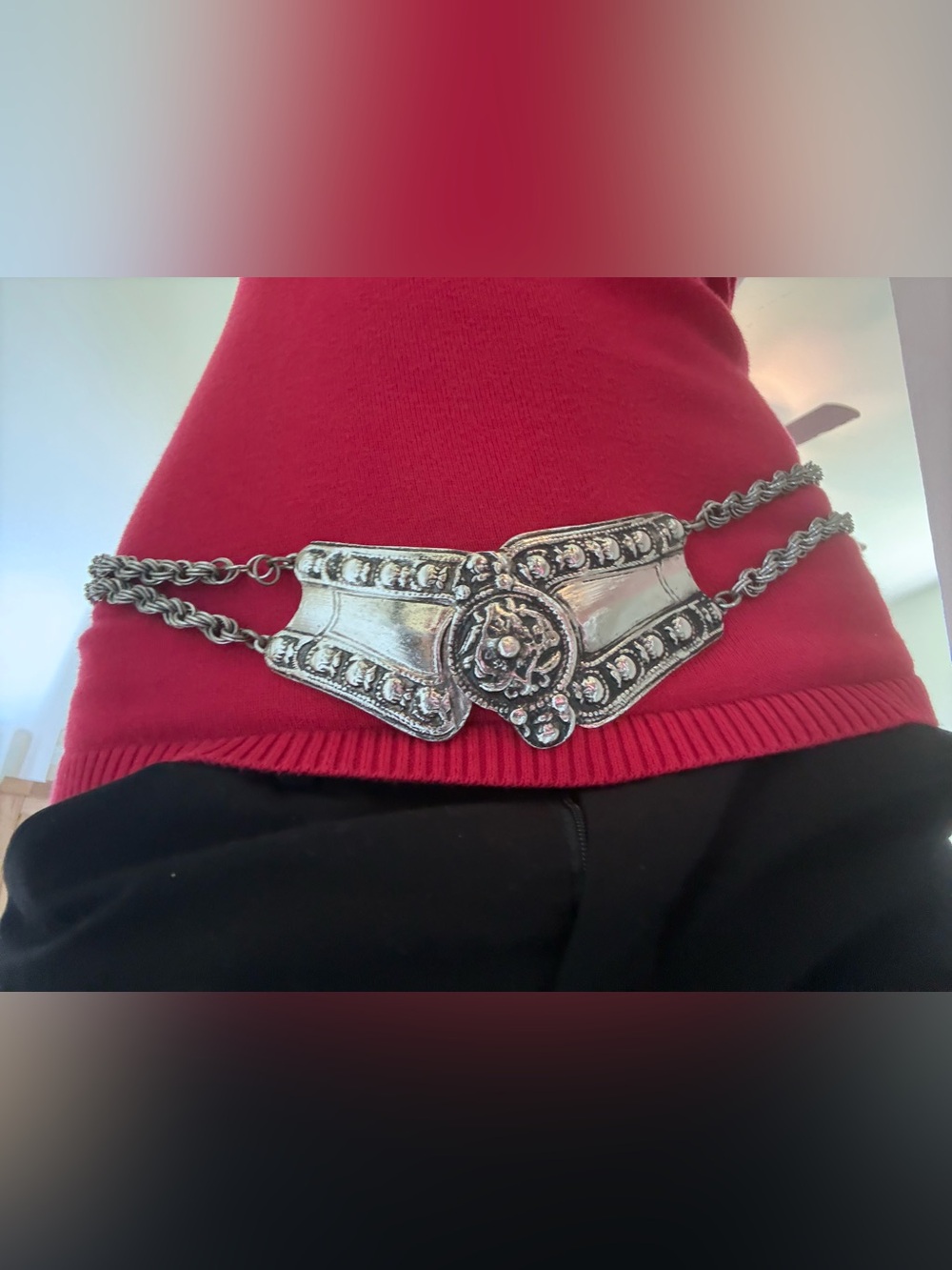 Vintage Statement Chain Belt
